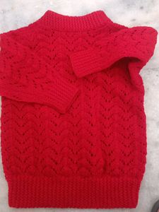 Red Knitted Sweater