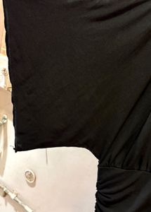 Chic Black V-Neck Top