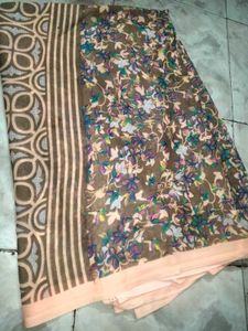 Floral Print Saree