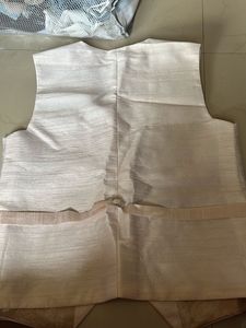 Cream Silk Vest