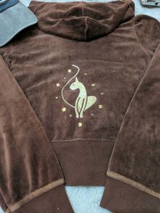 Y2K Baby phat Velour Zip up hoodie