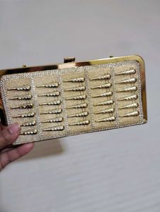 Gold Color Ka Bag Hai Yah Party Wear Ha