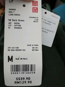 Uniqlo Olive Dress With Tag