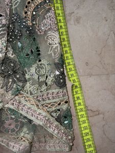 Olive Light Green Heavy Lehenga