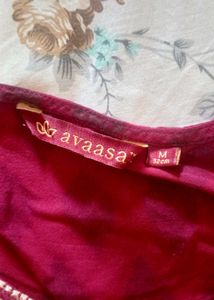 Red &amp; Gold Kurta