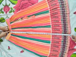 Striped Lehenga Choli Set