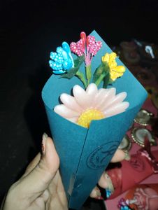 Floral Candle Bouquet