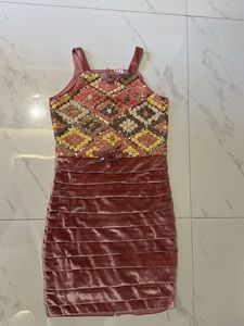 Girls Pink party dress