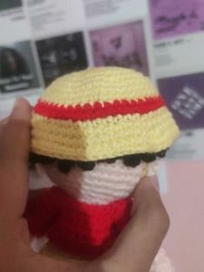 Handmade Luffy Crochet Amigurumi