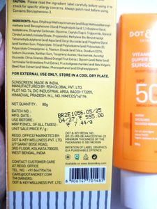 Dot &amp; Key Vitamin C Sunscreen SPF 50