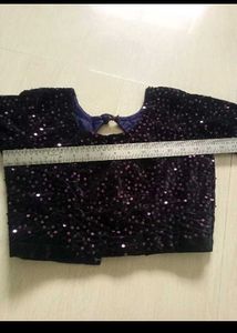 Purple &amp; Gold Satin Silk Printed Saree