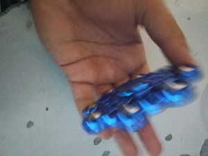 Blue Fidget Spinner