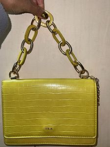 Stylish Yellow Clutch
