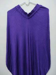 Purple Viscose Dhoti Salwar