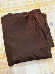 Brown Long Sleeve Top