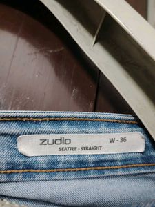 Zudio 36 Size Straight Fit Seattle Jeans