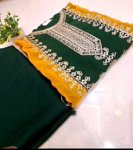 Elegant Ethnic dress material without duppta