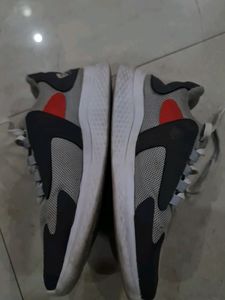 Grey Colour Men Shoes Zm Air