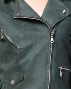 Zip front biker jacket🌊