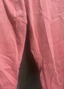 Salmon pink pants/jeans