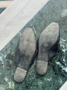 Floral Embroidered Mules