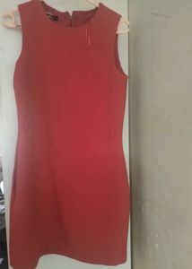 Red Sleeveless Dress