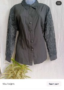 Crop Top &amp; Shirt Combo