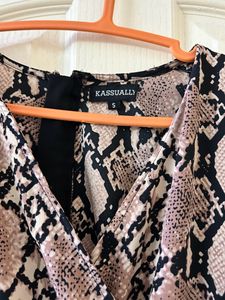 Kassually Animal Print Jumpsuit