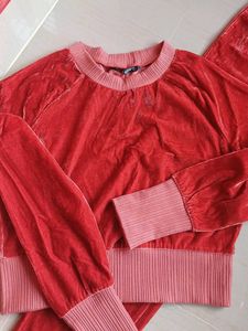 shining Velvet co ords Set