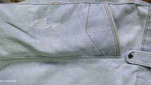 Light Wash Straight Leg Jeans