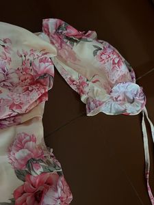 Floral Off-the-Shoulder Mini Dress