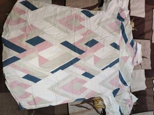 Geometric Print Button-Down Shirt