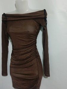FOREVER 21 DAMN SEXY NET BODYCON