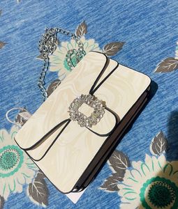 Elegant Clutch with Chain Strap