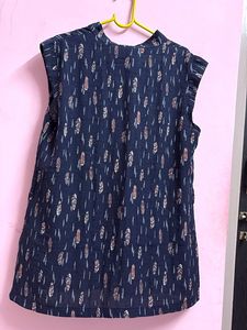 Printed Sleeveless Top