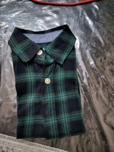 Unused Boy Dark Green Shirt