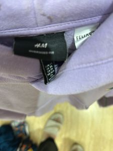 Hoodie Purple H&amp;m