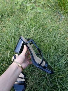 black strappy  classy heel