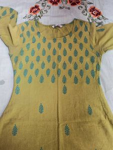 Leaf Print Kurta