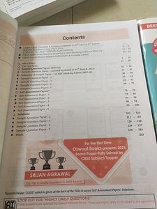 Oswal Book CBSE Sample Paper For Maths