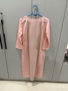 Peach Tunic with Geometric Print