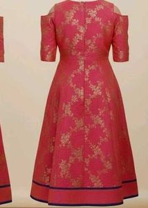 Girls' Festive Pink Dress