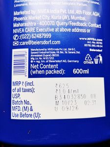 Combo Of 2 NIVEA Body Lotion (600 ml)