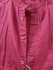 Maroon Kurta Pajama Set