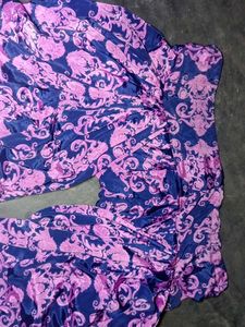 purple heavy patyala silk salwar kameez