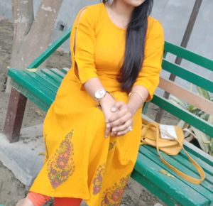 Cotton A-line Kurta