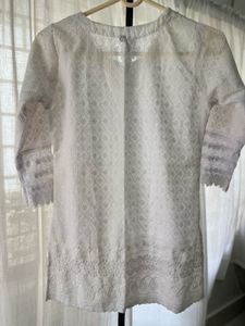 Chikankari kurti 🕊️