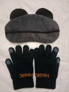 Kids Gloves &amp; Eye Mask Set