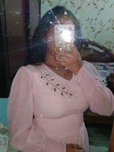 Pink Beaded Dress