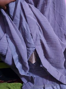 grey long frock
